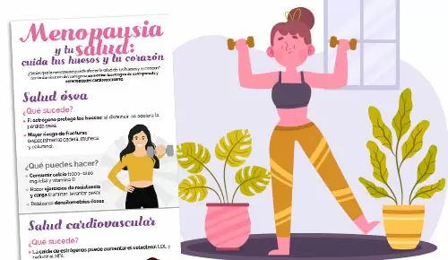Menopausia y tu salud: cuida tus huesos y tu corazón